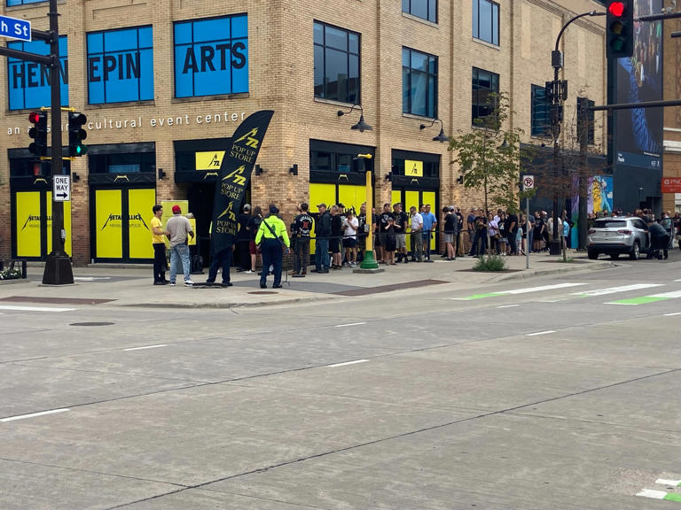 Seek and Destroy: Metallica fans descend on special pop-up store on Hennepin Ave. in search of unique merchandise