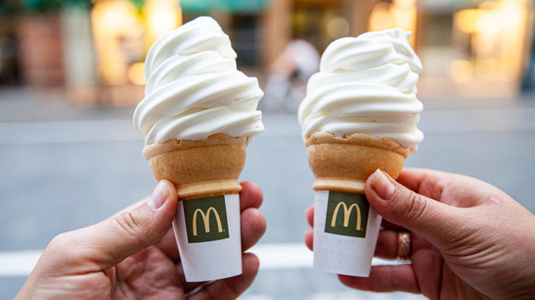 McDonald's ice cream cones