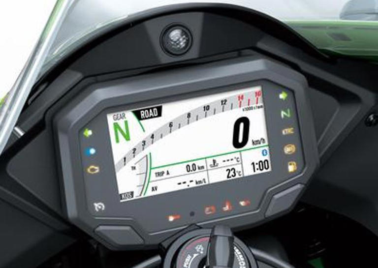 panel instrumen Kawasaki Ninja ZX-10RR 2025 kawasaki.eu