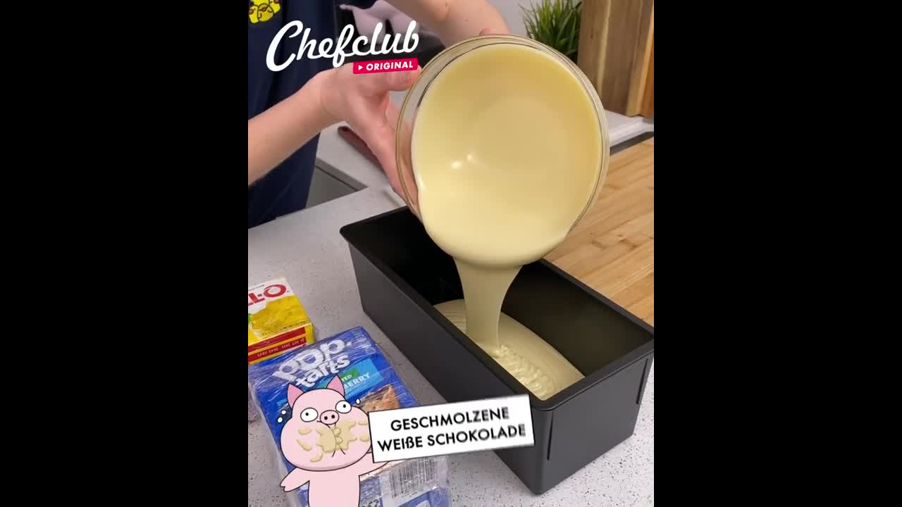 Erdnussbutter und Marmeladen Dessert