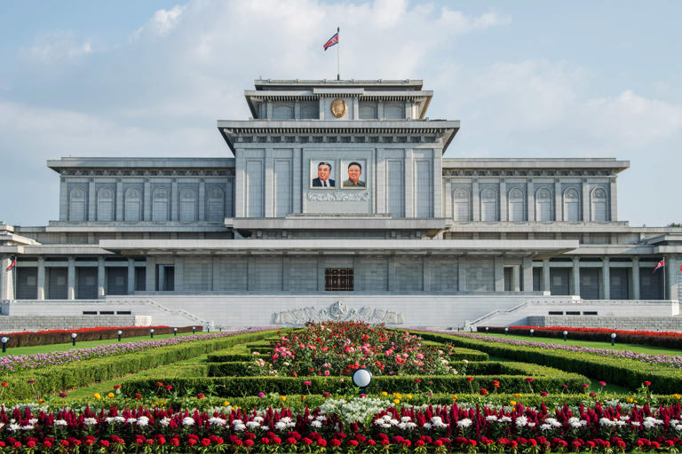 The Kumsusan Palace of the Sun is one of the largest mausoleums in the world.