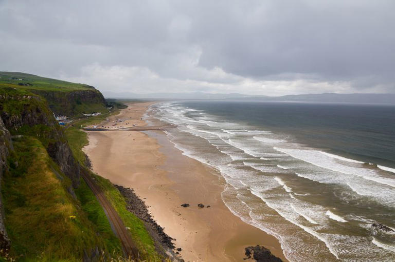 Downhill demesne on the Causeway Coastal Route in Londonderry, Northern Ireland