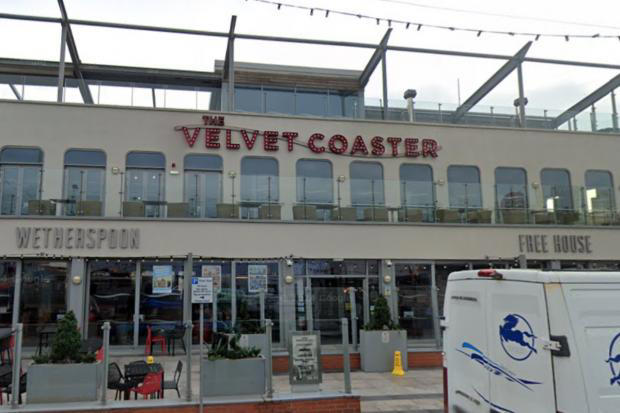 The Velvet Coaster is on Blackpool's promenade (Image: Google Maps)