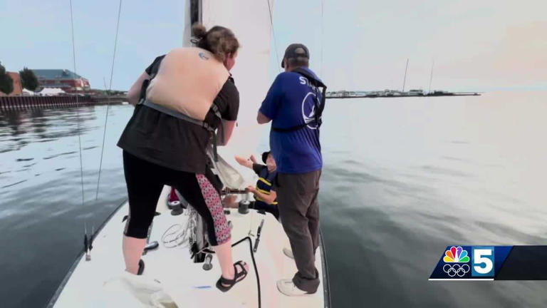 historic asl sailing course takes place at burlington's community sailing center