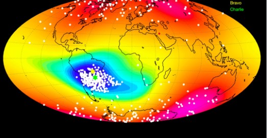 Mystery anomaly weakens Earth's magnetic field, report scientists