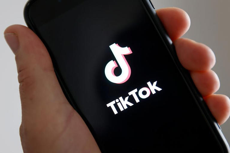 TikTok on a phone (file photo)