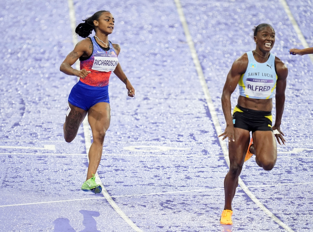 Sha'Carri Richardson Stunned By Julien Alfred In Paris 100m, Settles ...