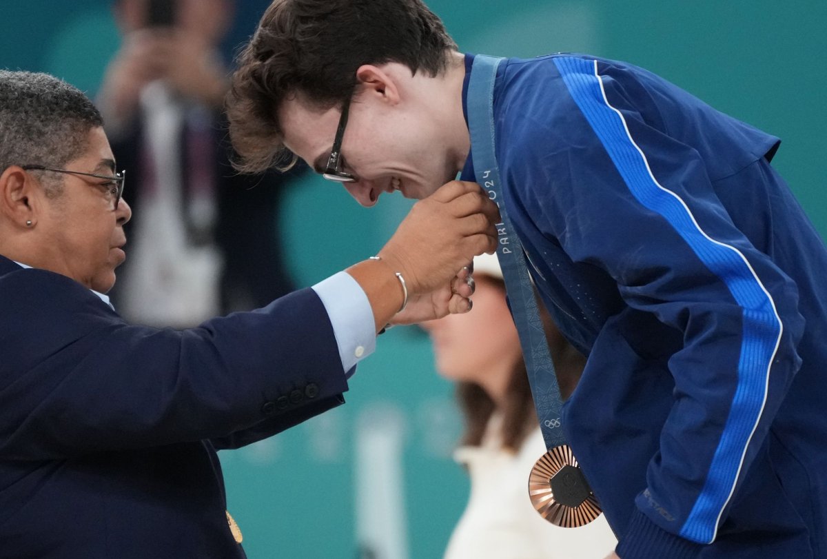 Team USA's Stephen Nedoroscik Wins Bronze In Pommel Horse Final