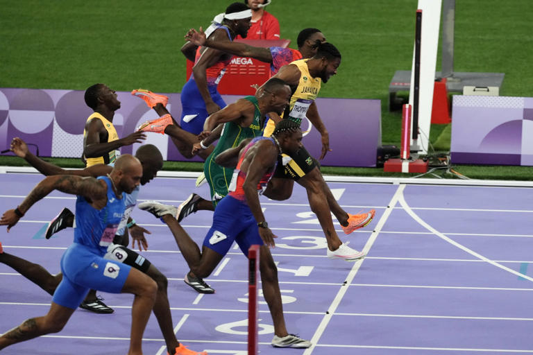 A photo finish was required to split Noah Lyles and Kishane Thompson (AFP via Getty)