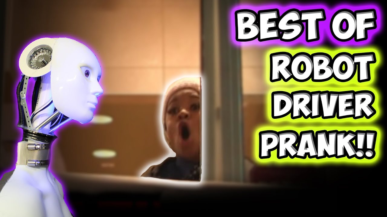 See the best moments from the robot driver drive-thru prank