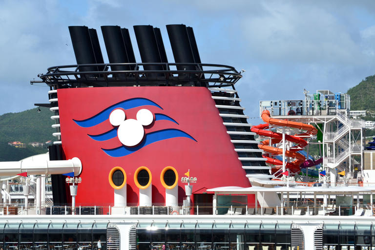 A Disney Cruise Line mast.