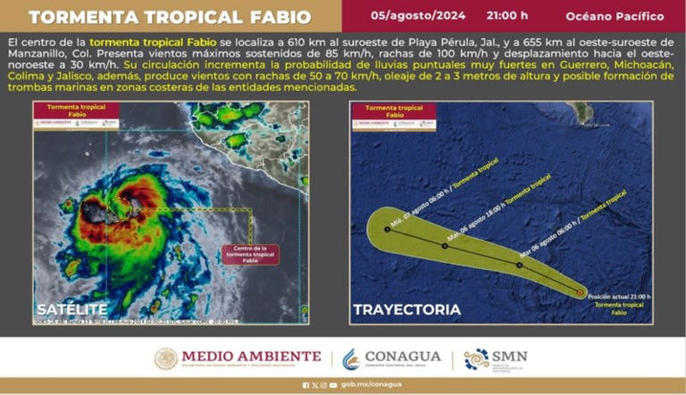 Previsión oficial.