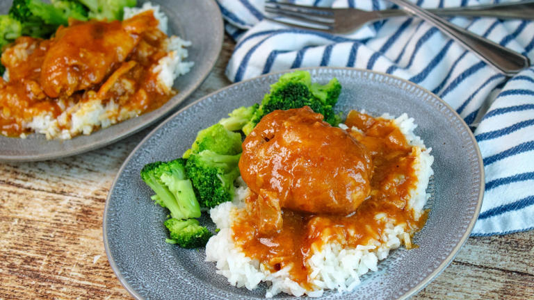 Once Cooked, The Chicken Thighs In This Slow Cooker Cola Chicken Are ...