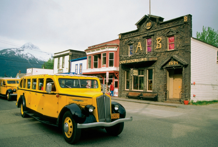 <p>When you visit Klondike Gold Rush at Skagway Park, you'll see what it was like during the Wild West. You'll hear tales of prospectors and get to visit historic buildings or hike the famous Chilkoot Trail. This adventure brings the Gold Rush era to life through exhibits and scenic landscapes. Many websites, such as Viator, allow you to book your tour online.</p>