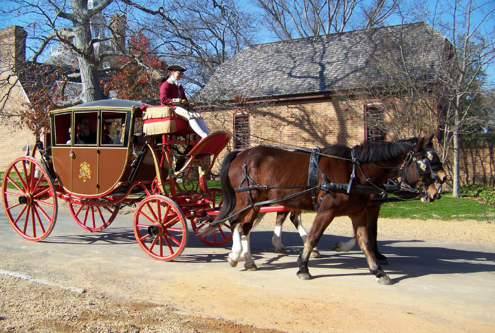 <p>Williamsburg, Virginia, once the capital of the Virginia Colony, is home to Colonial Williamsburg, a living history museum. Spanning over 300 acres, it features actors in period costumes reenacting daily Colonial life in streets, stores, and workshops. The tour includes walks through historic buildings, world-class art museums, and tavern dining.</p>