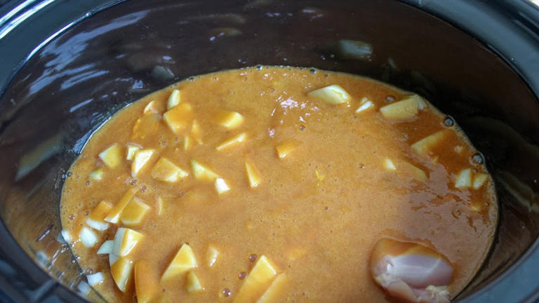 Once Cooked, The Chicken Thighs In This Slow Cooker Cola Chicken Are ...