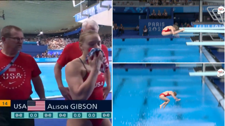 American athlete scores 0.0 after nightmare dive at Paris Olympics