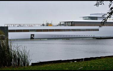 ‘Venus’ was envisioned by French designer Philippe Starck and built by Feadship, a Dutch shipbuilder.