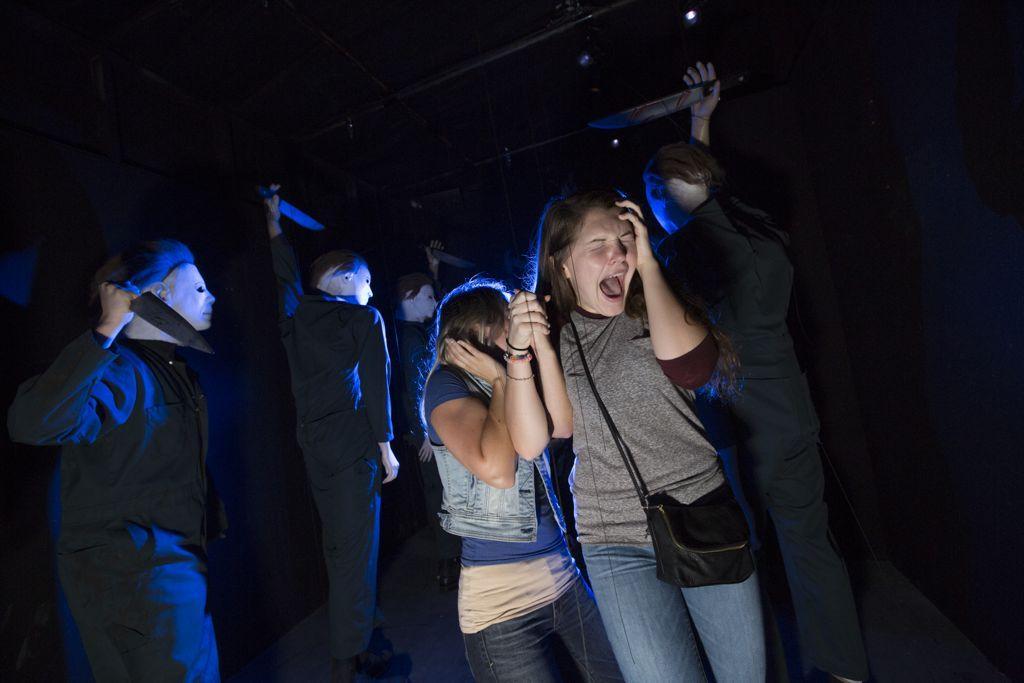 Halloween Michael Myers House 2014. Keep reading about going to Halloween Horror Nights alone on a Universal Orlando Solo Trip and why the tagline Never Go Alone shouldn't scare you!