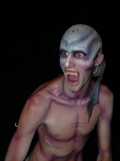 Halloween Horror Nights 2009. Keep reading about going to Halloween Horror Nights alone on a Universal Orlando Solo Trip and why the tagline Never Go Alone shouldn't scare you!