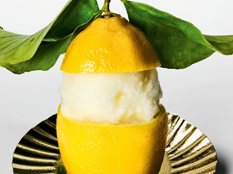 Die pure Erfrischung: Rezept für Zitronensorbet