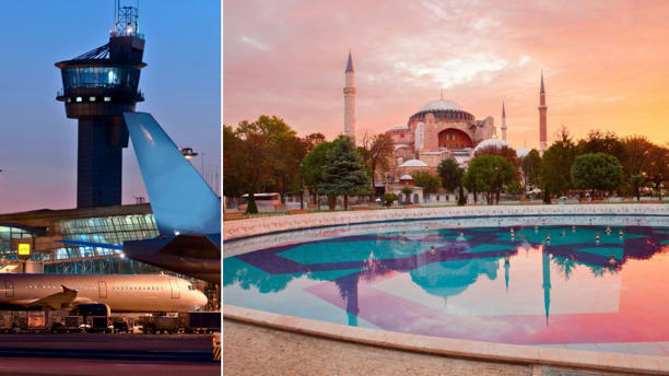 Istanbul staat in de top 10 van drukste luchthavens ter wereld. Foto's: Getty Images