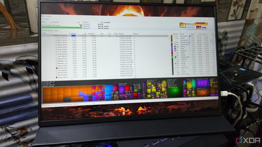 WizTree running on a Uperfect UGame K118 monitor