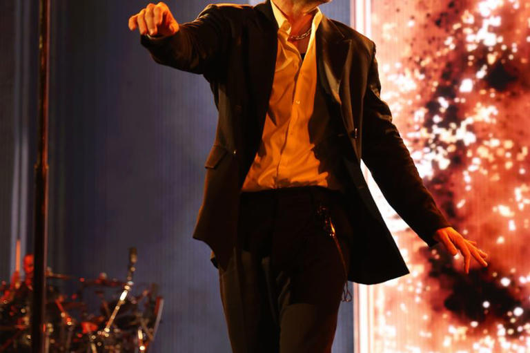 Justin Timberlake performing as part of the The Forget Tomorrow World Tour in Birmingham