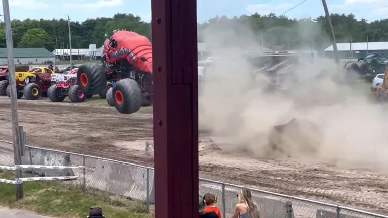 Maine woman sues monster truck tour after crash in Topsham injured her and son