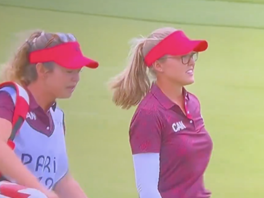 Did we really hear what we thought we heard on the Women's Olympic Golf broadcast?