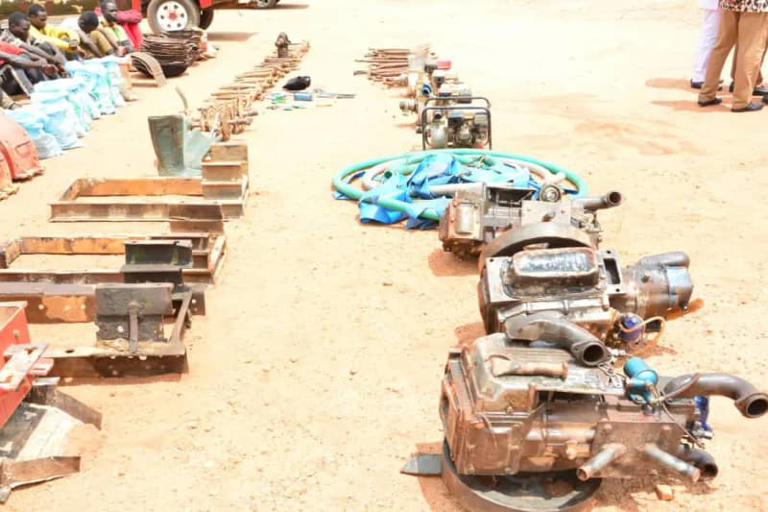 Ondo security taskforce, Army apprehend 12 illegal miners