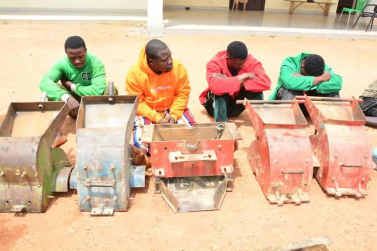 Ondo security taskforce, Army apprehend 12 illegal miners