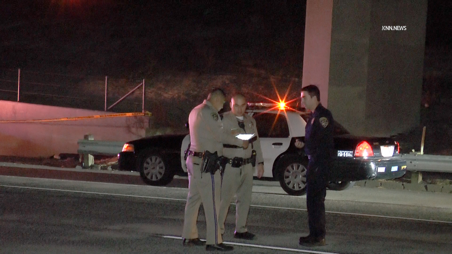 CHP officer in critical condition after being struck by driver in on L