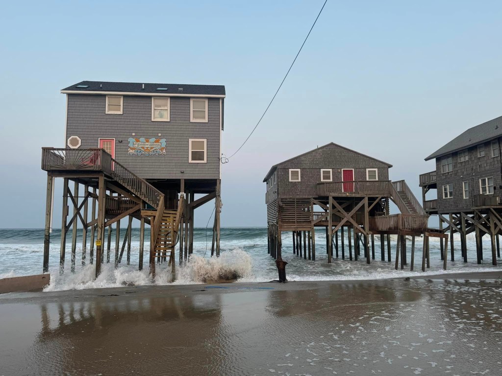 Stunning Drone Footage Shows Oceanfront Houses On The Brink Of Collapse ...