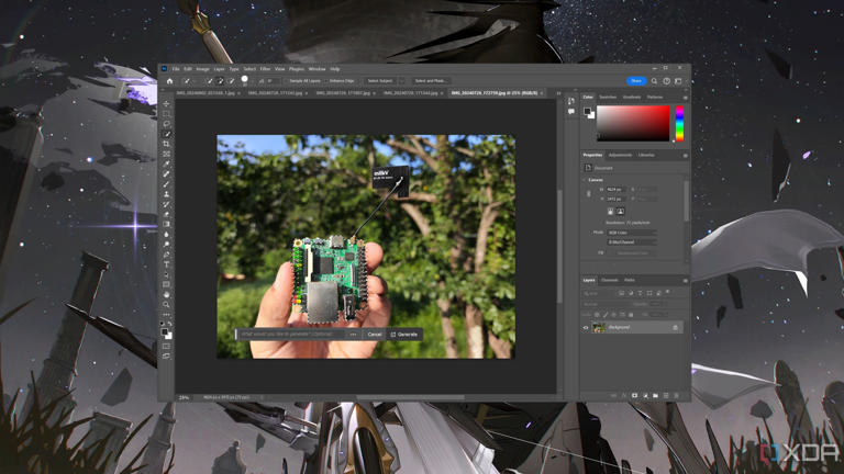 Generative Fill in Photoshop