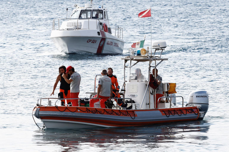 Divers search sunken yacht as entrepreneur, five others, remain missing