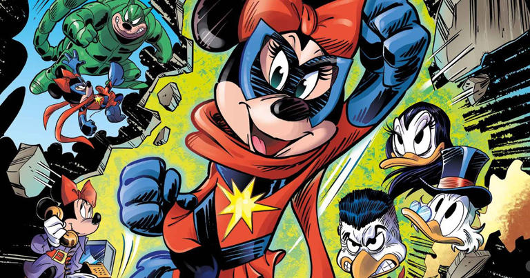 Minnie Mouse Becomes Captain Marvel in Disney/Marvel Mash-up Comic