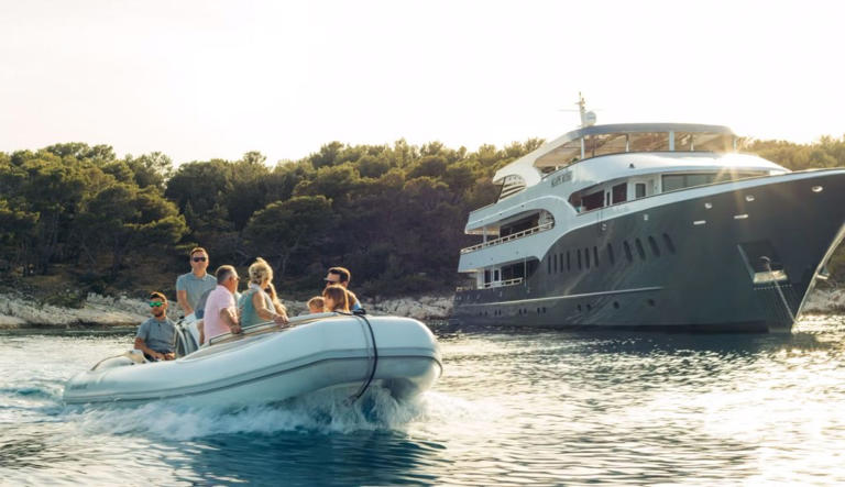 Agape Rose asks six figures for a week of yachting. Via Croatia