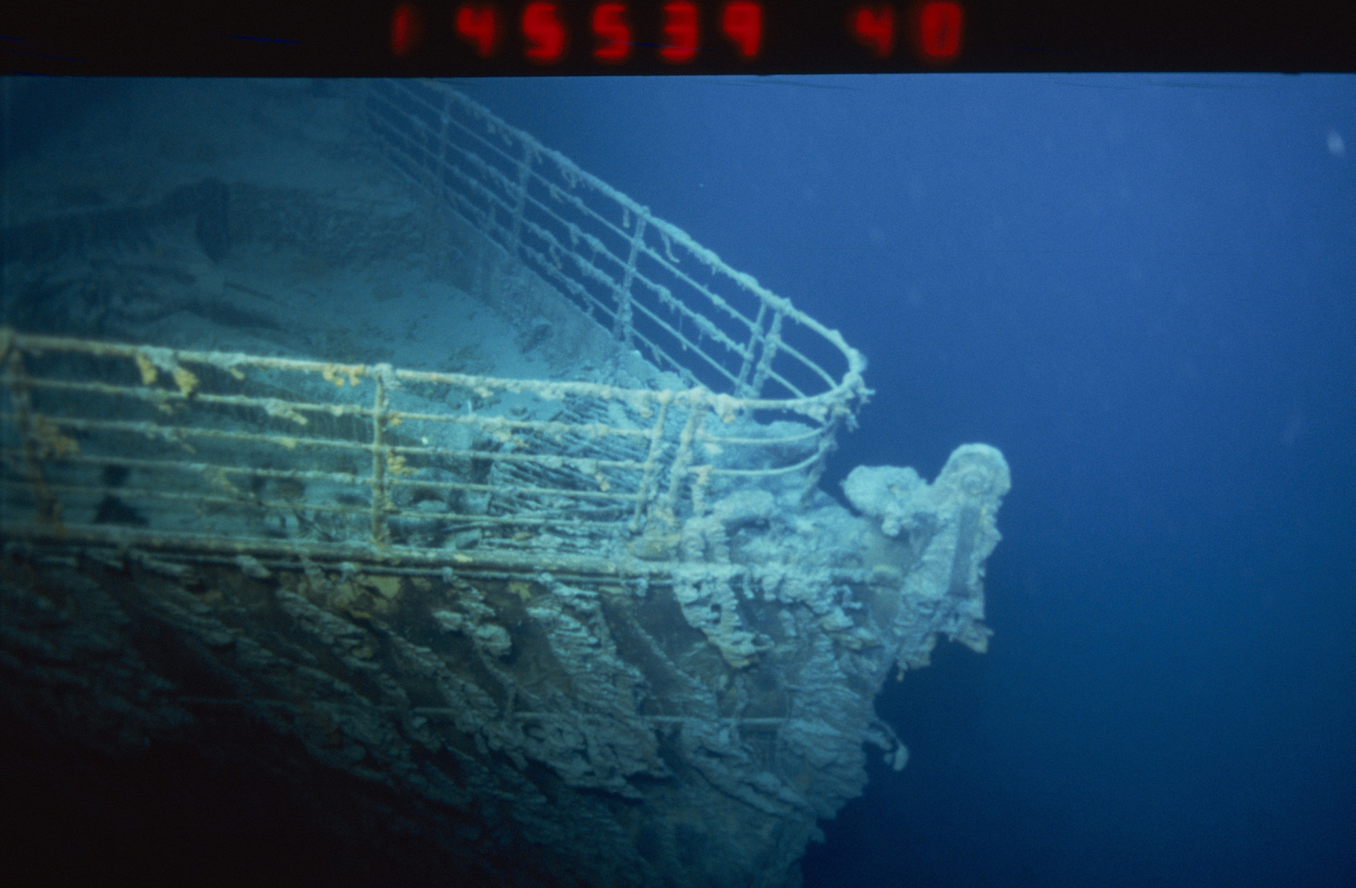 Famous shipwrecks preserved on the ocean floor