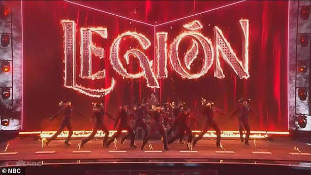 Legión, a dance group from Buenos Aires, Argentina, performed with their boots on fire to open the second live quarterfinals