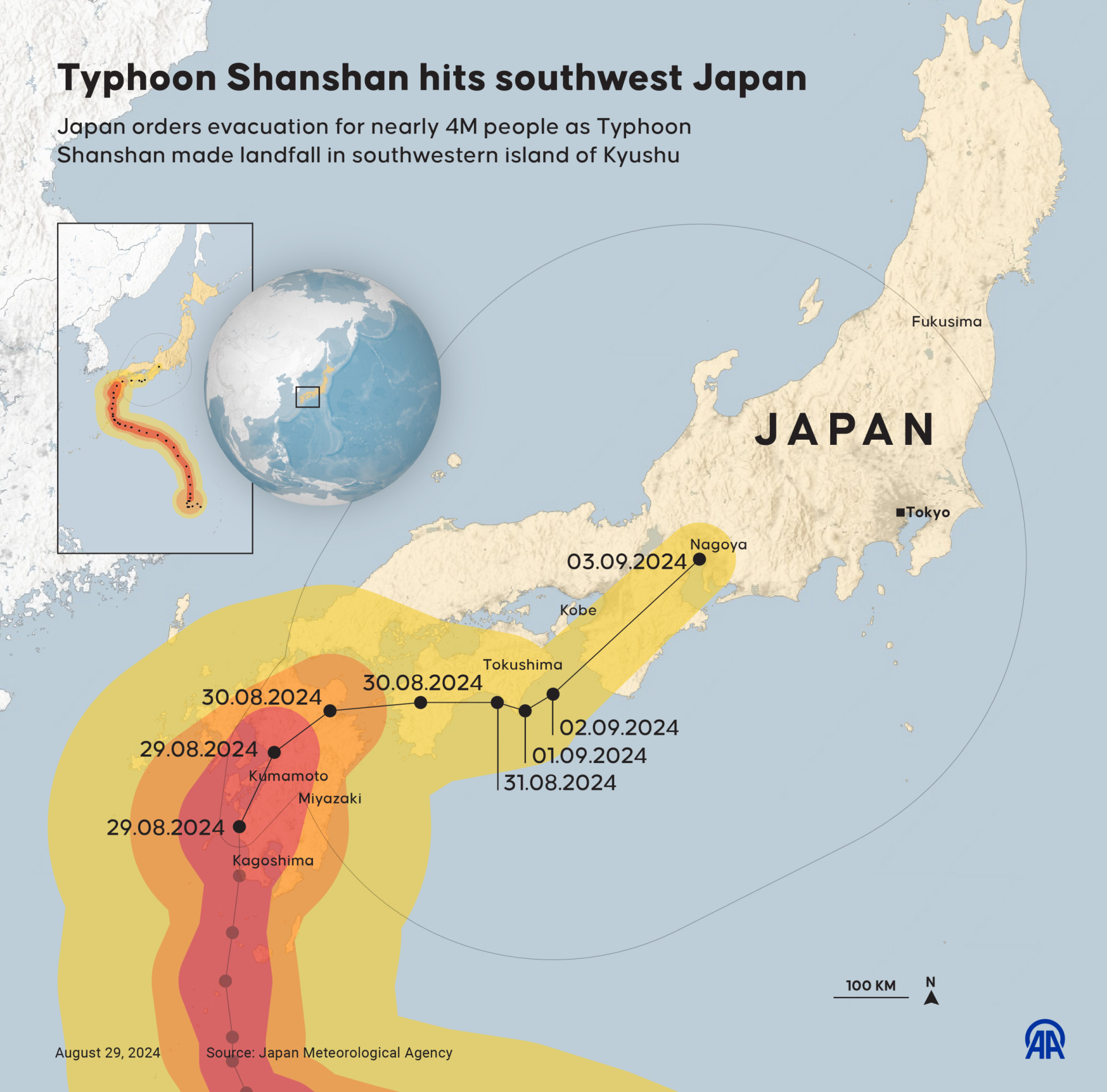 The Path Of Destruction Left By Japan’s Typhoon Shanshan