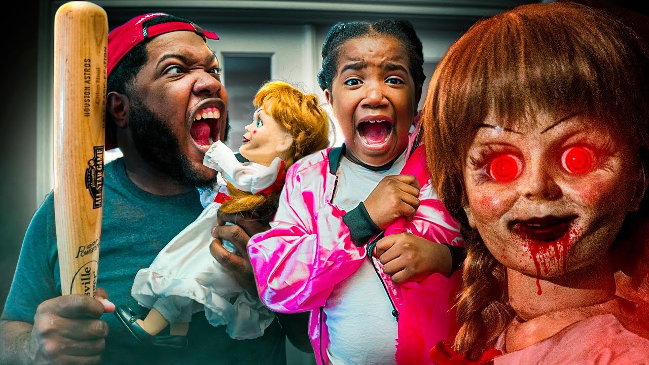 Scary doll attacks dad inside the house