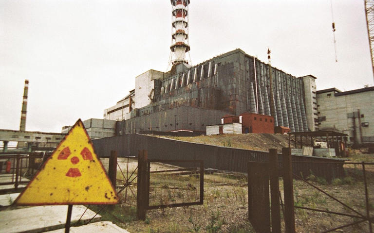 The Chernobyl nuclear plant, pictured in 1990