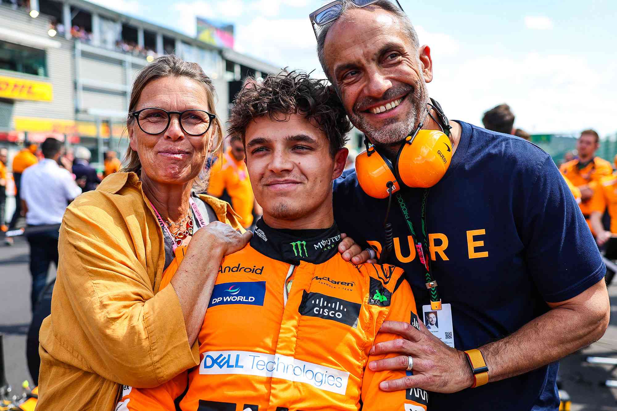 All About F1 Driver Lando Norris' Parents, Adam Norris and Cisca Wauman
