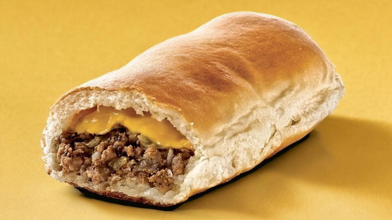 Runza sandwich with cheese