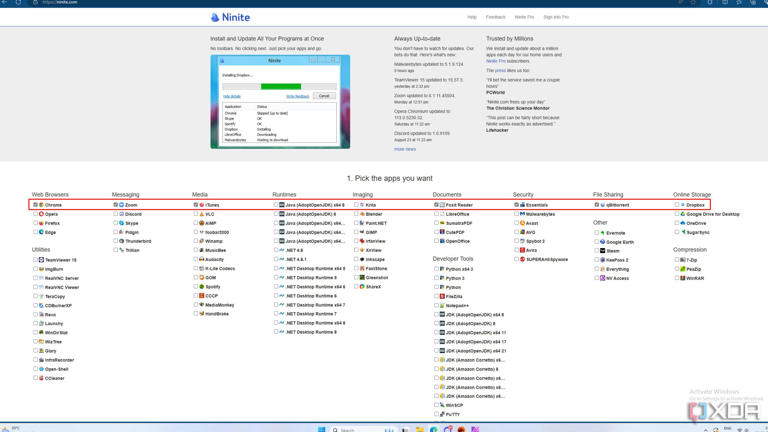 Ninite can make it easier to install multiple programs on your PC ...