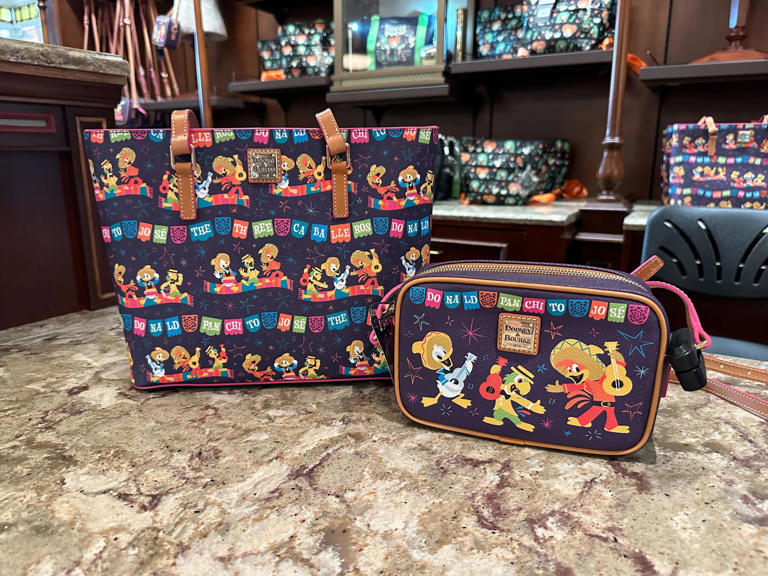 Walt Disney World has a new set of Dooney & Bourke bags featuring the Three Caballeros: Donald Duck, José Carioca, and Panchito Pistoles. The collection includes a tote bag and a crossbody purse. They are available at Uptown Jewelers in Magic Kingdom and other designer bag locations throughout Walt Disney World Resort. The tote and ... Read more