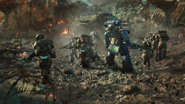 Is Warhammer 40,000: Space Marine 2 cross-platform?