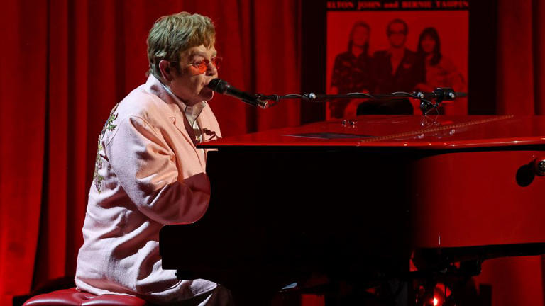 Elton John performing in Washington DC in March.