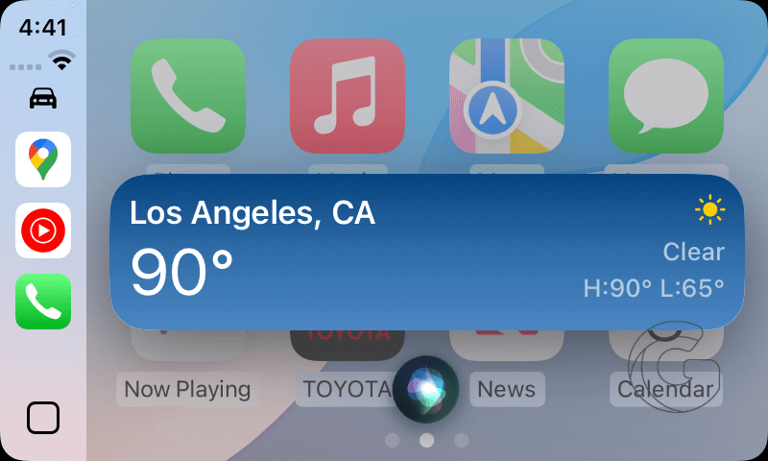 iOS 18 CarPlay new SIRI design